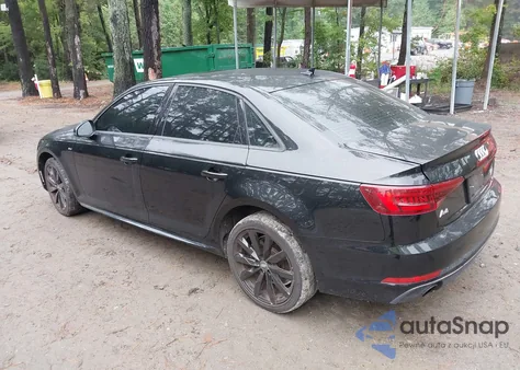 2018 Audi A4 2.0T Tech Ultra Premium/2.0T Ultra Premium z USA, uszkodzony, nr VIN WAUKMAF48JN019958